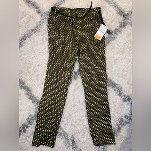 Zara Basic cotton stretch pants NWT